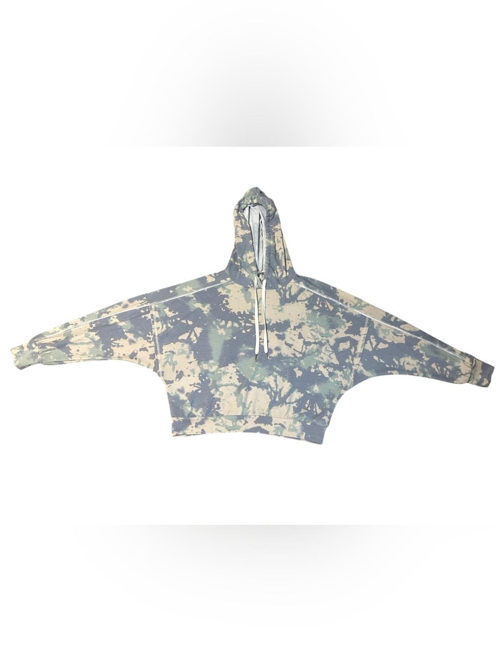 BKE Cropped Tie-Dye Hoodie | Size M